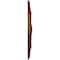 Ekena Millwork Flower Ceiling Medallion (Fits Canopies up to 3 7/8"), 27"OD x 1 1/8"P, Burnished Mahogany Crackle CM27FLBMC - alternate 4